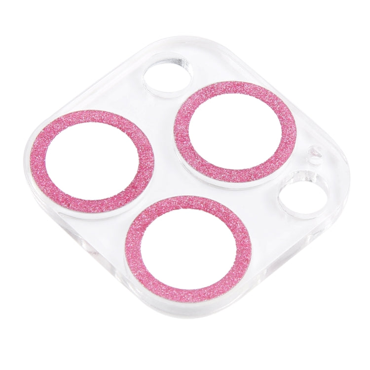For iPhone 16 Pro / 16 Pro Max Glitter Ring Tempered Glass Camera Lens Film