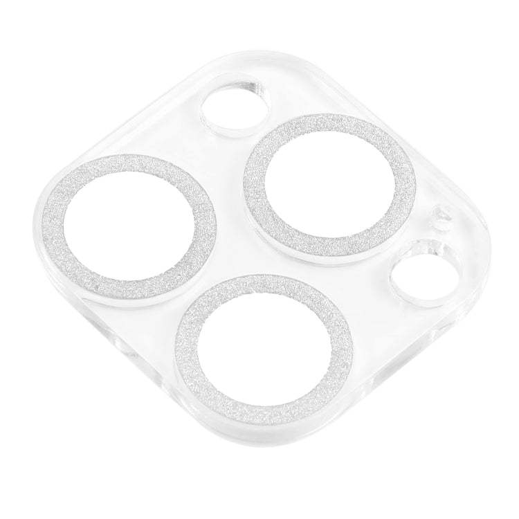 For iPhone 16 Pro / 16 Pro Max Glitter Ring Tempered Glass Camera Lens Film
