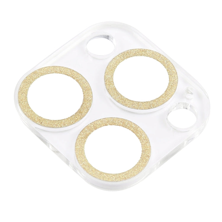 For iPhone 16 Pro / 16 Pro Max Glitter Ring Tempered Glass Camera Lens Film