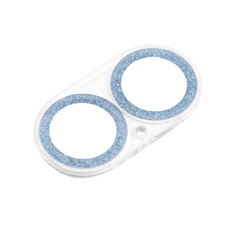 For iPhone 17 Glitter Ring Tempered Glass Camera Lens Film