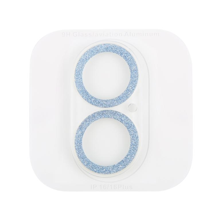 For iPhone 17 Glitter Ring Tempered Glass Camera Lens Film