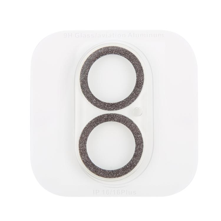 For iPhone 17 Glitter Ring Tempered Glass Camera Lens Film