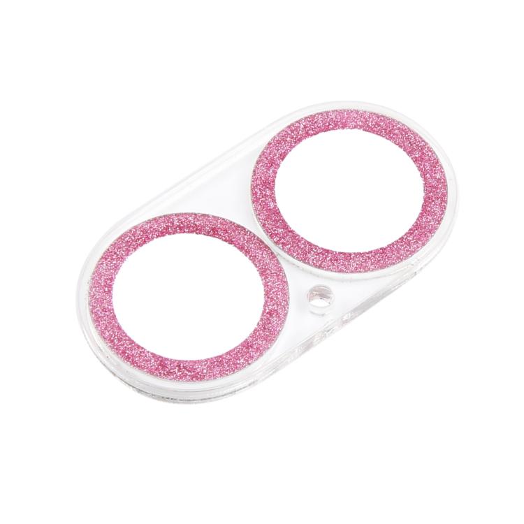 For iPhone 17 Glitter Ring Tempered Glass Camera Lens Film