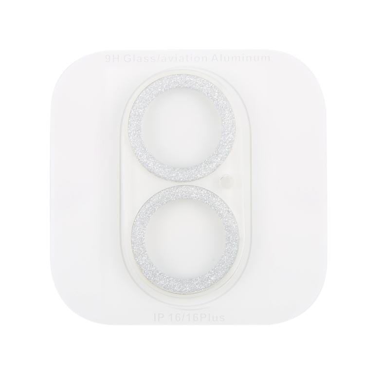 For iPhone 17 Glitter Ring Tempered Glass Camera Lens Film
