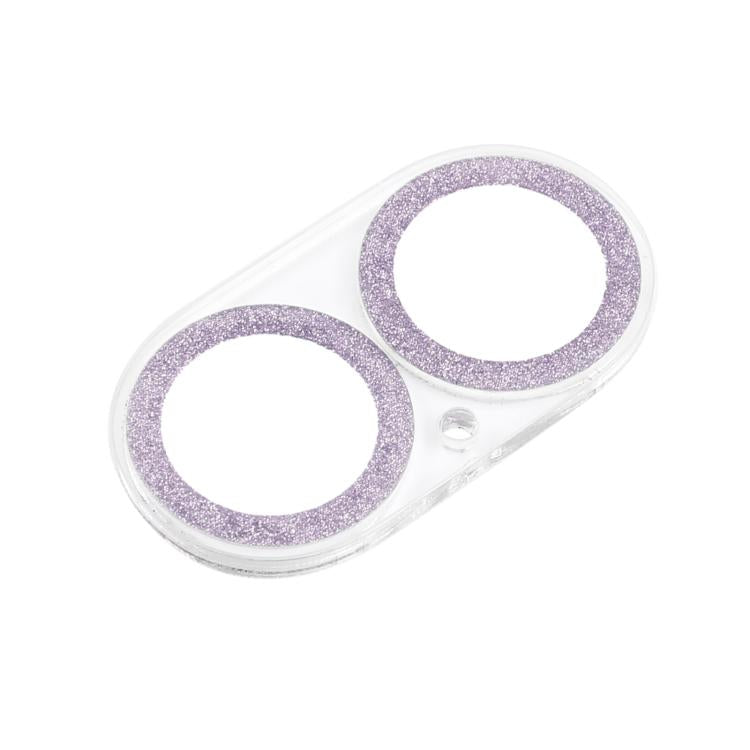 For iPhone 17 Glitter Ring Tempered Glass Camera Lens Film