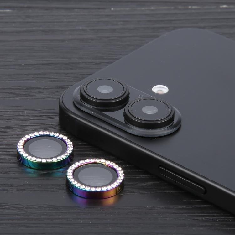 For iPhone 17 9H Point Drill Camera Lens Protector Ring