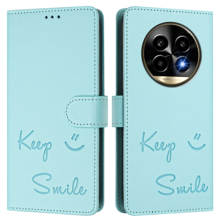 For Realme 13 Pro / 13 Pro+ 5G Smile Embossing RFID Leather Phone Case
