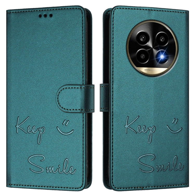 For Realme 13 Pro / 13 Pro+ 5G Smile Embossing RFID Leather Phone Case