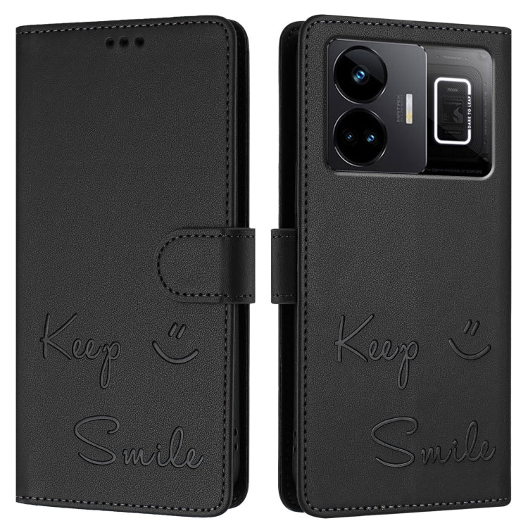 For Realme GT3 5G / GT Neo 5 240W Smile Embossing RFID Leather Phone Case