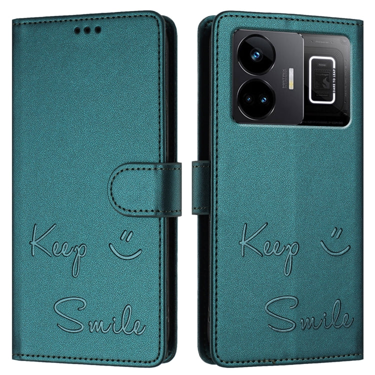 For Realme GT3 5G / GT Neo 5 240W Smile Embossing RFID Leather Phone Case