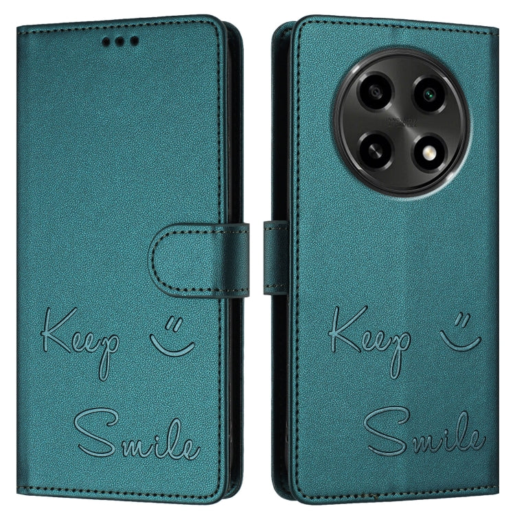 For OPPO A2 Pro 5G Smile Embossing RFID Leather Phone Case