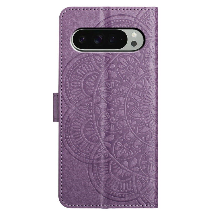For Google Pixel 9 / 9 Pro Flower Embossed Leather Phone Case