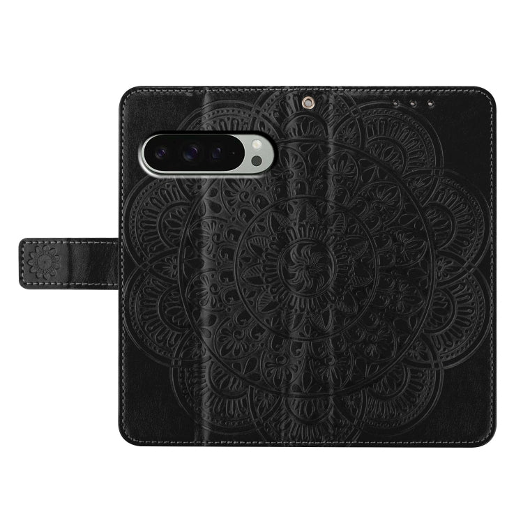 For Google Pixel 9 / 9 Pro Flower Embossed Leather Phone Case