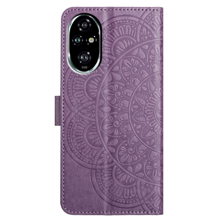 For Honor 200 Pro Flower Embossed Leather Phone Case