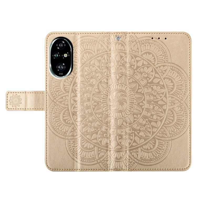 For Honor 200 Pro Flower Embossed Leather Phone Case