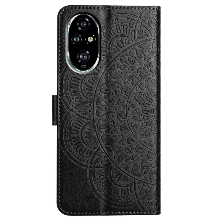For Honor 200 Pro Flower Embossed Leather Phone Case