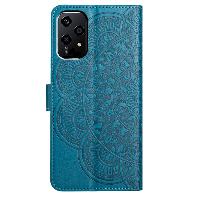 For Honor 200 Lite Global Flower Embossed Leather Phone Case
