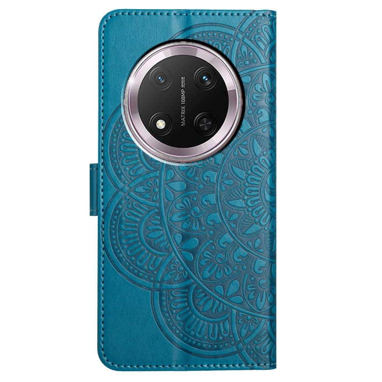 For Honor X9c Flower Embossed Leather Phone Case
