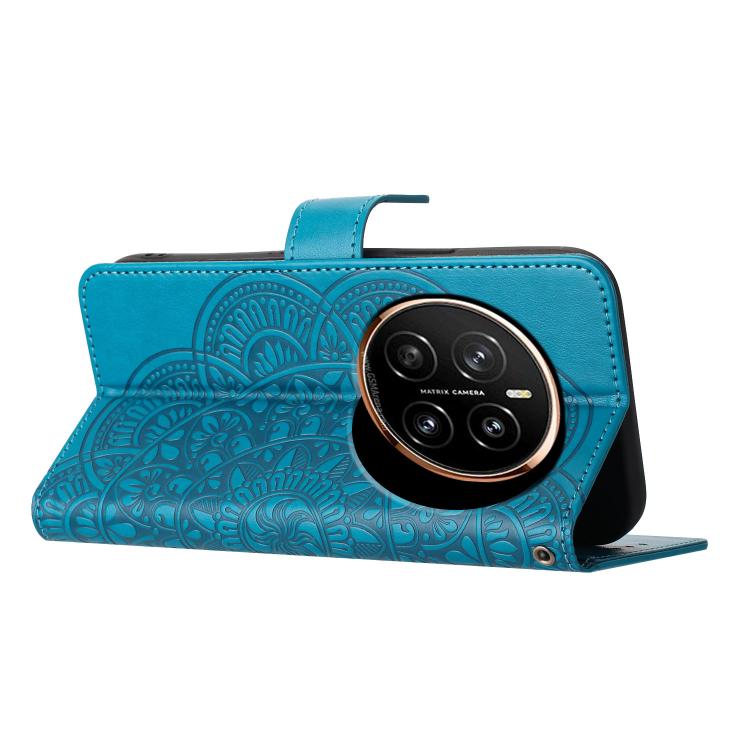 For Honor Magic7 Flower Embossed Leather Phone Case