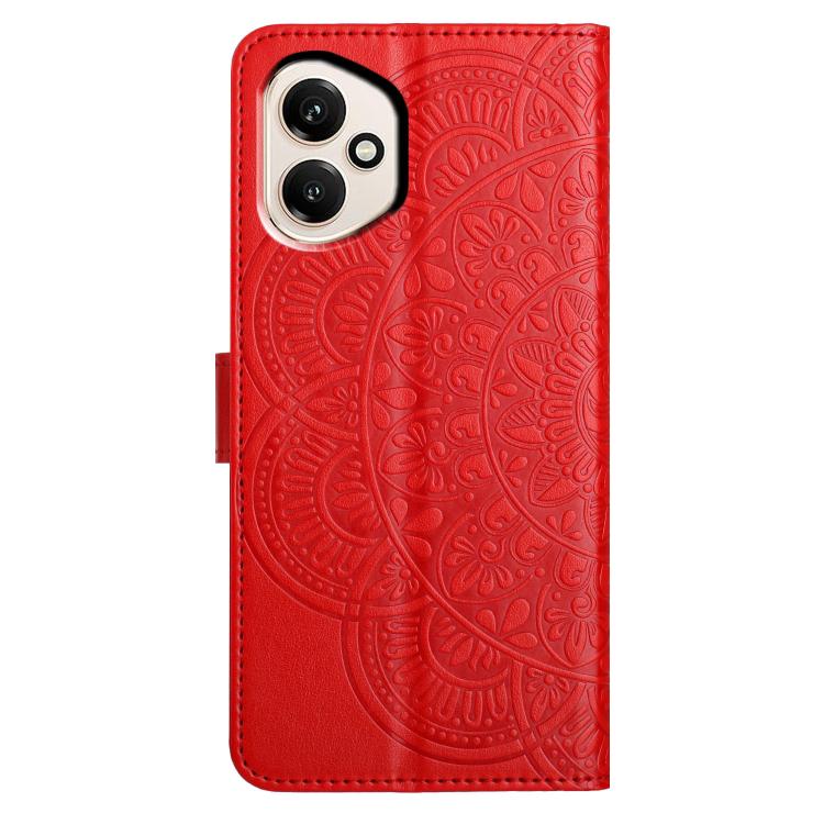 For Honor 400 Global 156.5mm Flower Embossed Leather Phone Case