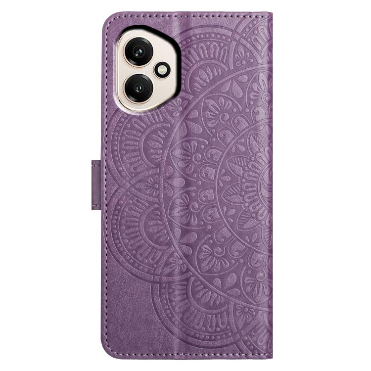 For Honor 400 Global 156.5mm Flower Embossed Leather Phone Case