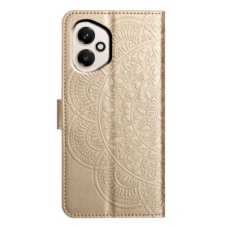 For Honor 400 Global 156.5mm Flower Embossed Leather Phone Case
