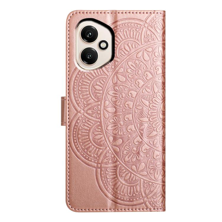 For Honor 400 Global 156.5mm Flower Embossed Leather Phone Case