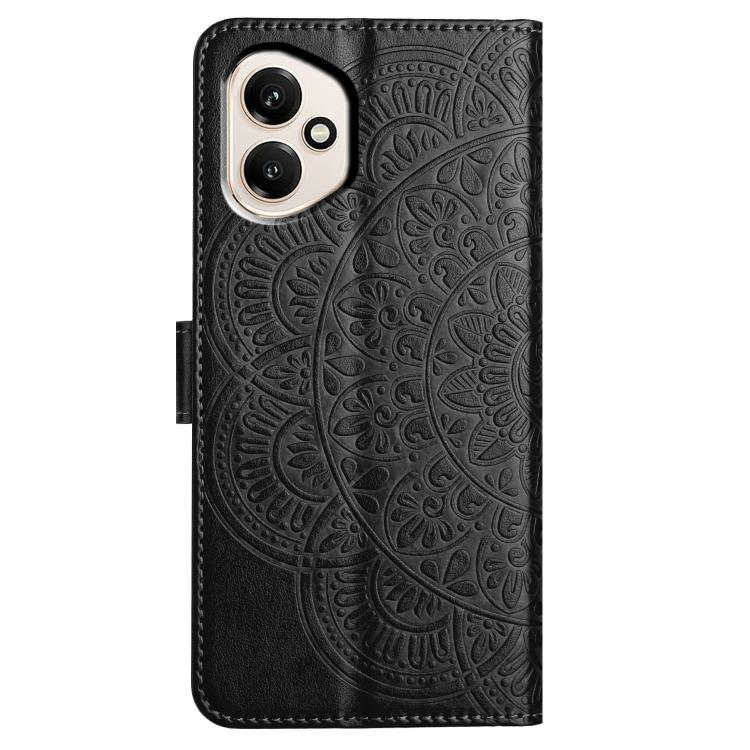 For Honor 400 Global 156.5mm Flower Embossed Leather Phone Case
