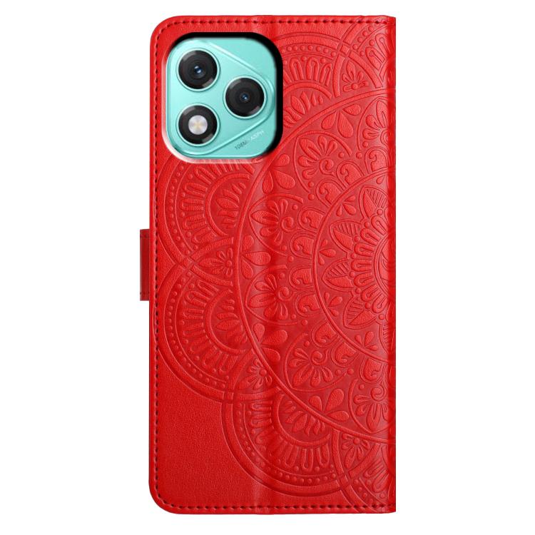 For Honor 400 Lite Global Flower Embossed Leather Phone Case