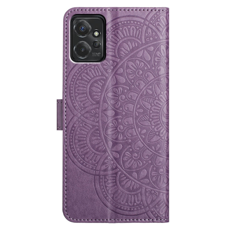 For Motorola Moto G Power 5G Flower Embossed Leather Phone Case
