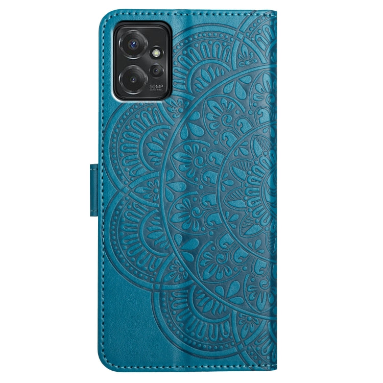For Motorola Moto G Power 5G Flower Embossed Leather Phone Case