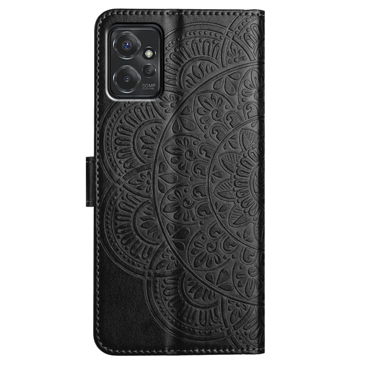 For Motorola Moto G Power 5G Flower Embossed Leather Phone Case