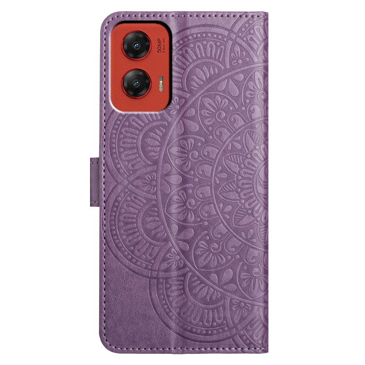 For Motorola Moto G Stylus 5G 2024 Flower Embossed Leather Phone Case