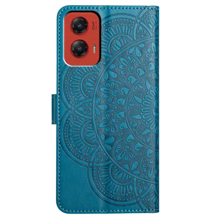 For Motorola Moto G Stylus 5G 2024 Flower Embossed Leather Phone Case