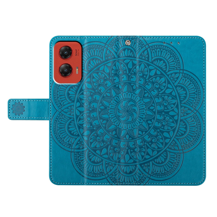 For Motorola Moto G Stylus 5G 2024 Flower Embossed Leather Phone Case