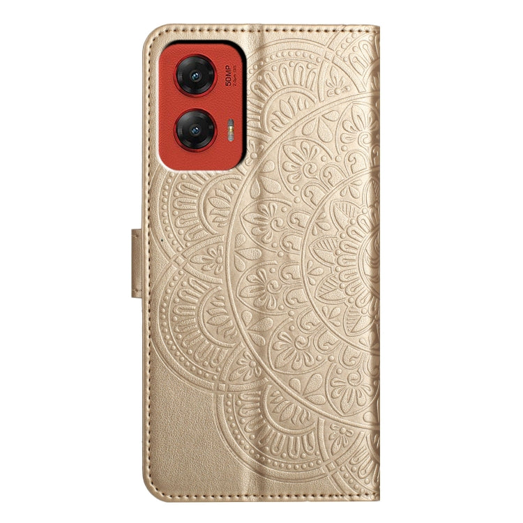 For Motorola Moto G Stylus 5G 2024 Flower Embossed Leather Phone Case