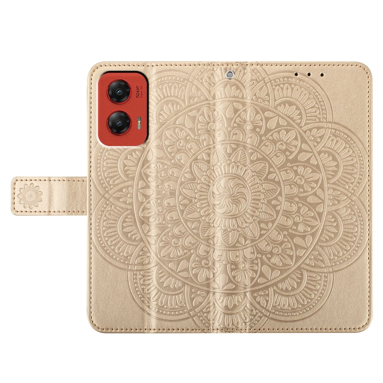 For Motorola Moto G Stylus 5G 2024 Flower Embossed Leather Phone Case