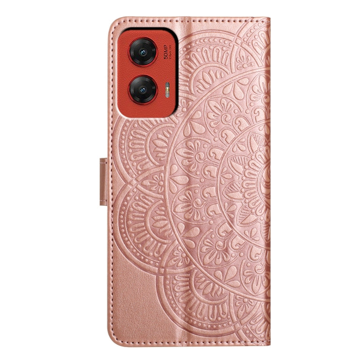 For Motorola Moto G Stylus 5G 2024 Flower Embossed Leather Phone Case