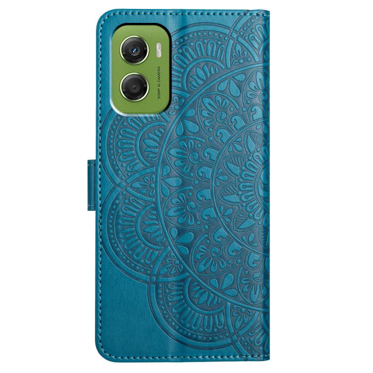 For Motorola Moto G06 4G Flower Embossed Leather Phone Case