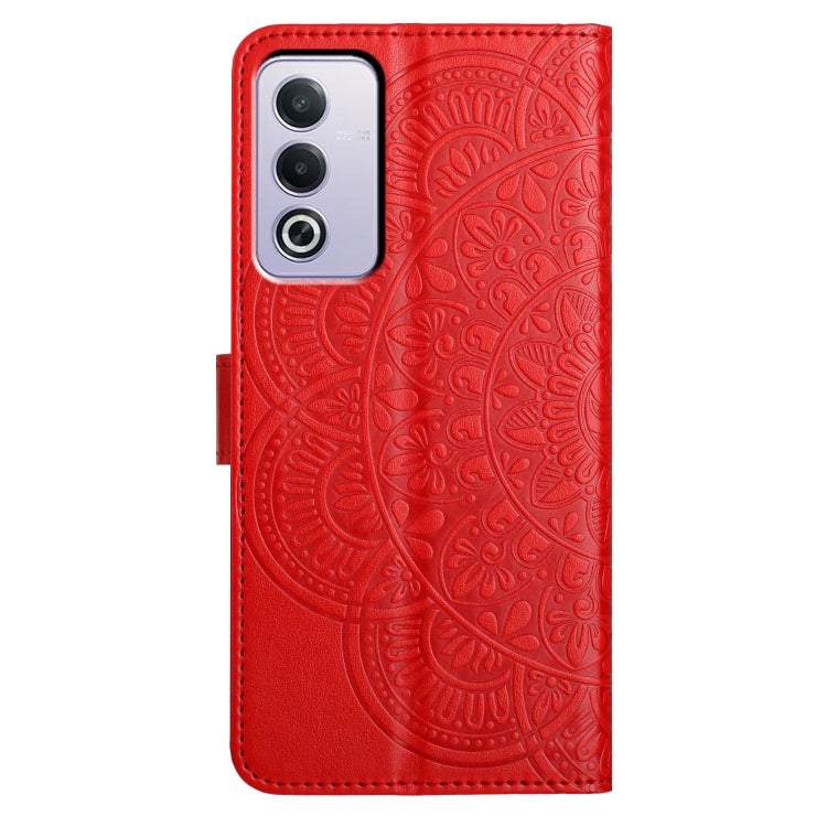 For OPPO A3 Pro 5G Flower Embossed Leather Phone Case