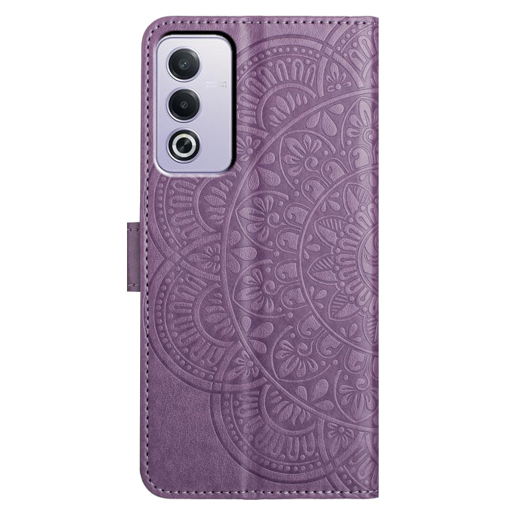 For OPPO A3 Pro 5G Flower Embossed Leather Phone Case