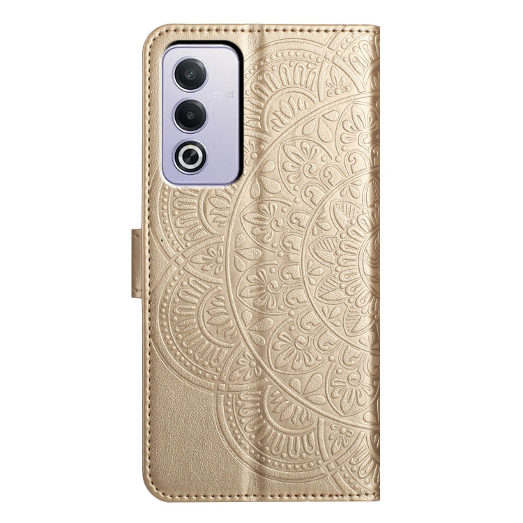 For OPPO A3 Pro 5G Flower Embossed Leather Phone Case