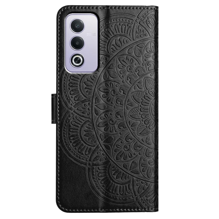 For OPPO A3 Pro 5G Flower Embossed Leather Phone Case