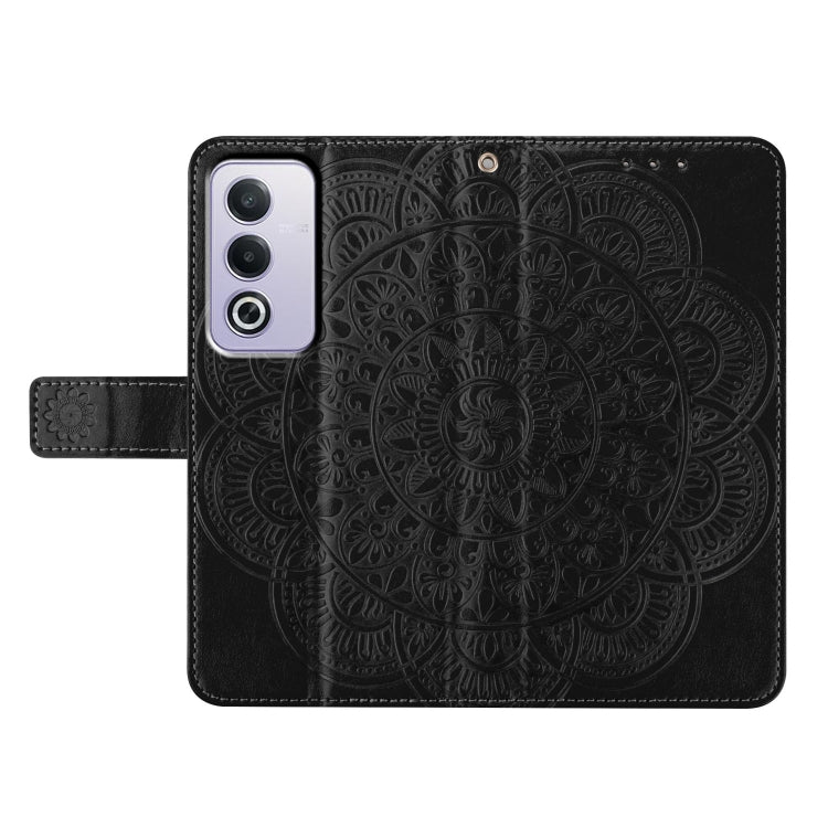 For OPPO A3 Pro 5G Flower Embossed Leather Phone Case
