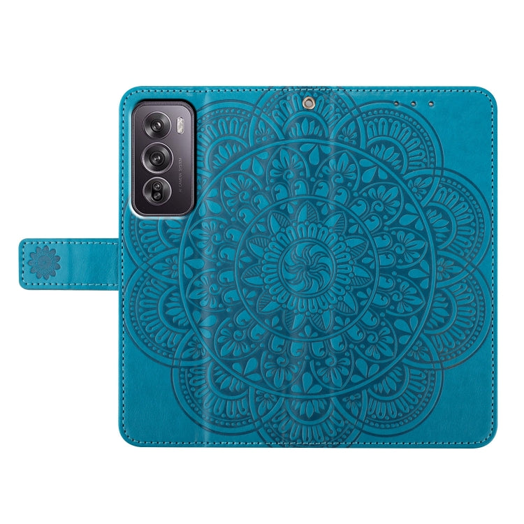 For OPPO Reno12 Pro Global Flower Embossed Leather Phone Case