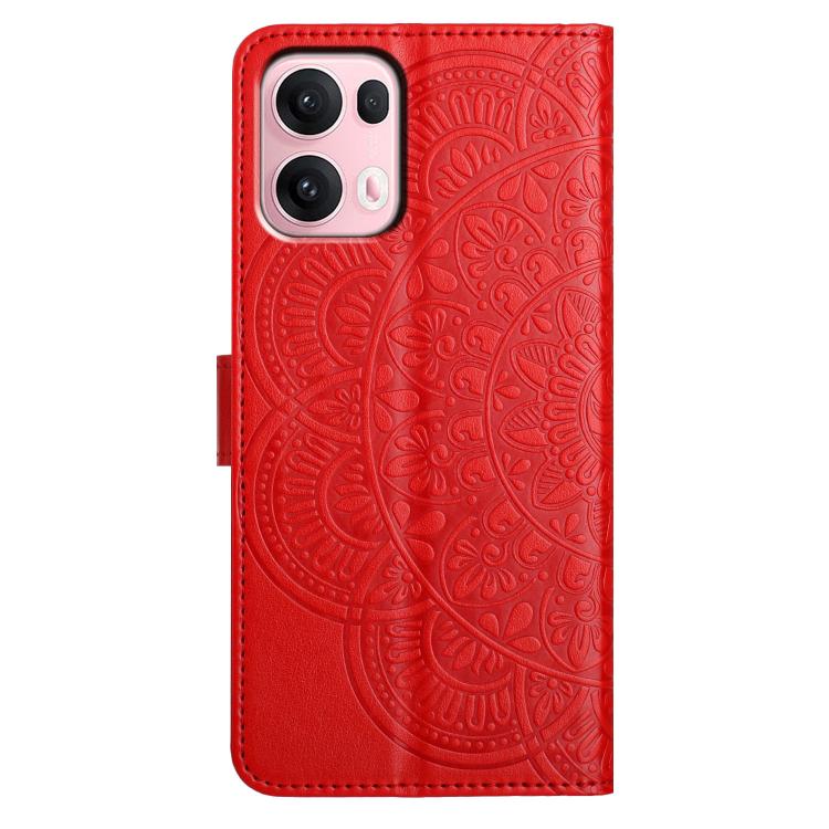 For OPPO Reno13 Pro Global Flower Embossed Leather Phone Case