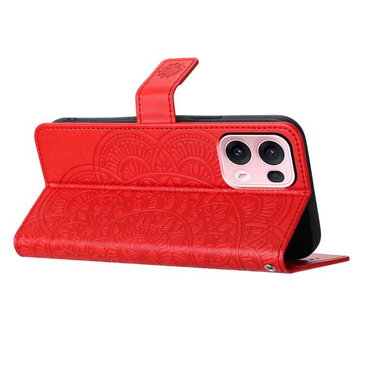For OPPO Reno13 Pro Global Flower Embossed Leather Phone Case