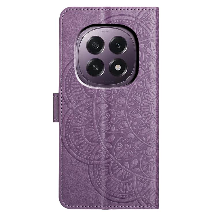For OPPO A5 5G Global Flower Embossed Leather Phone Case