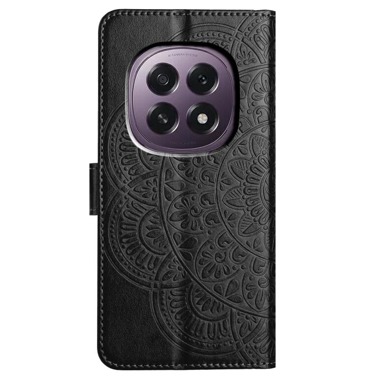 For OPPO A5 5G Global Flower Embossed Leather Phone Case