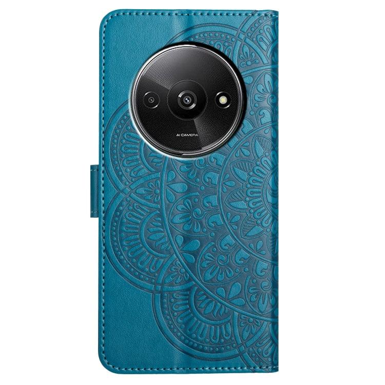 For Redmi A3 Flower Embossed Leather Phone Case